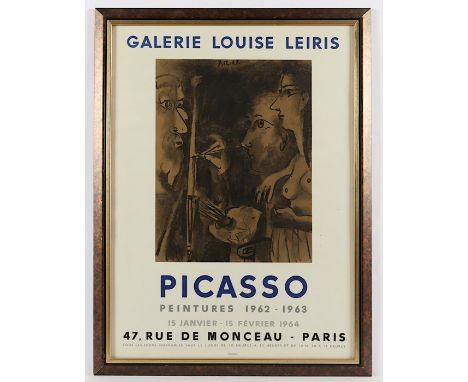 PICASSO, Pablo, Plakat, Foto-Lithografie, 64 x 47, 1964, Mourlot, R.