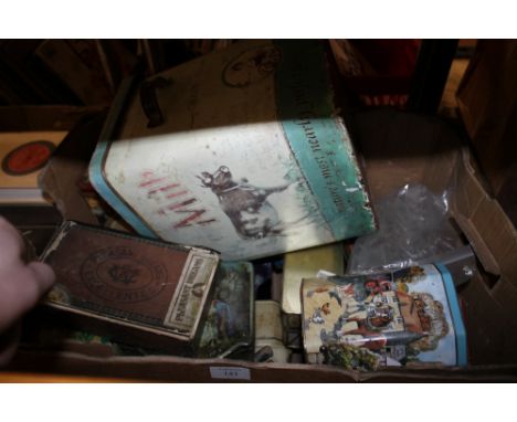 A QUANTITY OF VINTAGE TINS