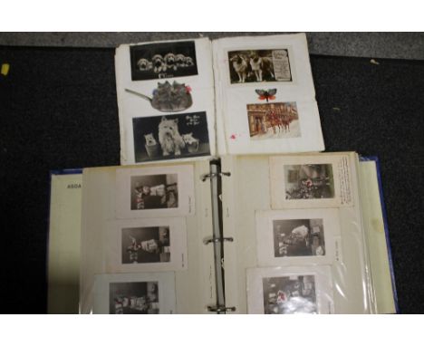 A LARGE QUANTITY OF VINTAGE POSTCARDS ETC
