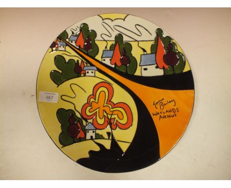 A LORNA BAILEY WATLANDS AVENUE CERAMIC CHARGER 
