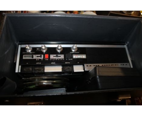 A VINTAGE REEL TO REEL PLAYER