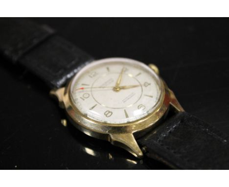 A VINTAGE GENTS NOSTRANA 21 JEWEL WRISTWATCH