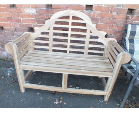 A LUTYENS STYLE  BENCH