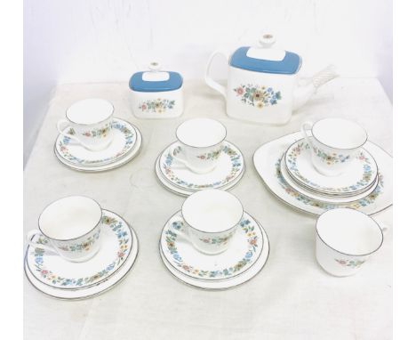 Royal Doulton pastorale part tea service 