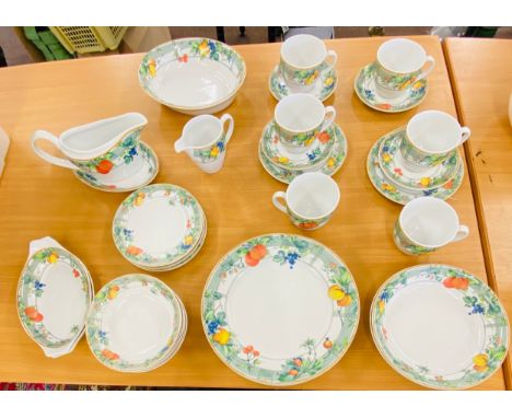 Part Wedgwood home eden dinner and tea service, over all good condition 