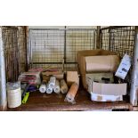 DIY consumables - assorted paint brushes and rollers, Martor safety cutters