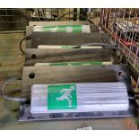 6x Portable emergency exit lights
