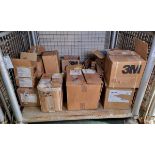 Assorted tapes, stickers, masking papers and safety walk anti-slip tape