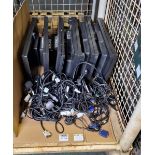12x NEC MultiSync 23 inch widescreen computer monitors - models include EX231W and E233WM