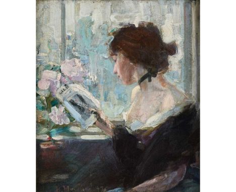 BESSIE MACNICOL (SCOTTISH 1869-1904) ELIZABETH Signed and dated '97, oil on canvas  Dimensions:36cm x 30.5cm (14in x 12in)Pro