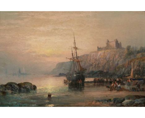 WILLIAM THORNLEY (BRITISH 1857-1898) TANTALLON CASTLE Signed and inscribed, oil on panelDimensions:20cm x 30.5cm (8in x 12in)