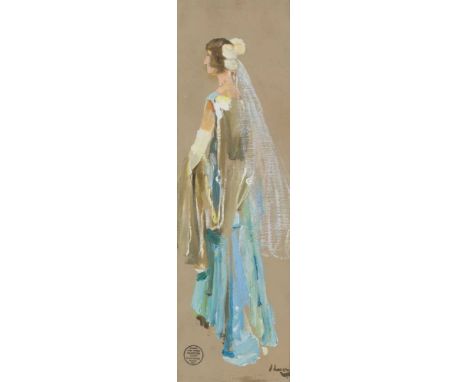 SIR JOHN LAVERY R.A., R.S.A., R.H.A., P.R.P., H.R.O.I., L.L.B. (IRISH 1856-1941) MISS ALICE TRUDEAU Signed and stamped, inscr