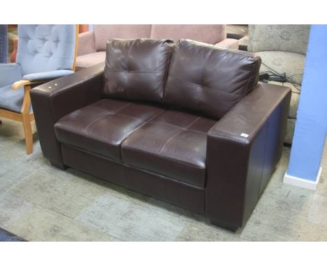 A two seat sofa bed