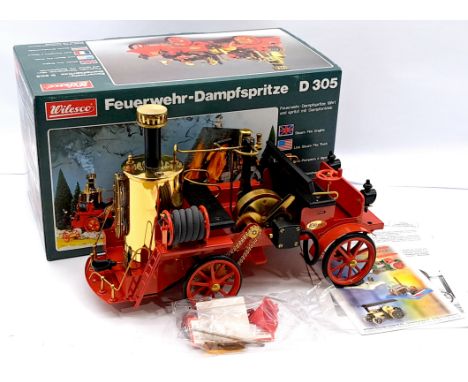Wilesco D305 Steam Fire Engine, Excellent, within Good Plus packaging. See photo.&nbsp;