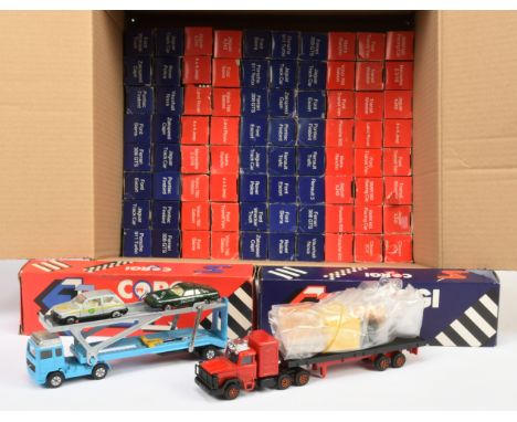 Corgi Juniors Boxed Vehicle Group, with duplication, to include Vauxhall Nova, Rover Police, 4x4 Jeep, and others, conditions