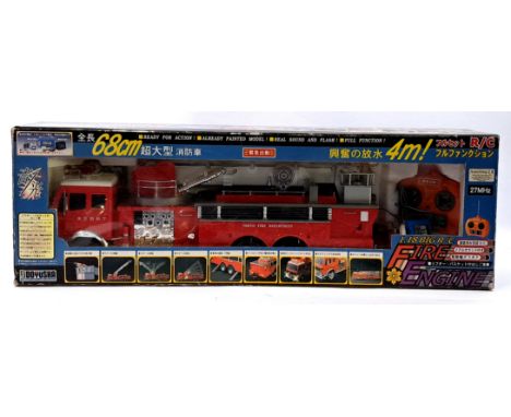 Doyusha (Japanese) 1:18 Scale R/C Fire Engine, Good to Good Plus, within Good packaging, Untested. See photo.&nbsp;