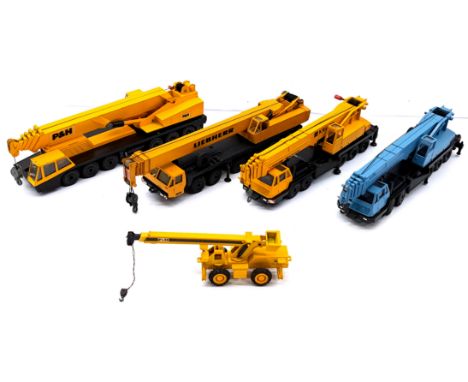 Gescha Mixed Scale Unboxed Crane Group, to include P&amp;H, Liebherr, Krupp and other models, condition generally appears to 