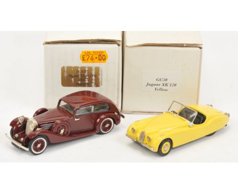 Gems &amp; Cobwebs (Milestone) 1:43 Scale Boxed Jaguar Pair, to include GC30 Jaguar XK120 &amp; GC43M Jaguar SS Airline 1935,