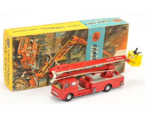 Corgi Toys 1127 Simon Snorkel Fire Engine, Good Plus, within Good box. See photo.&nbsp;