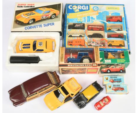 Corgi, Britains, Marx Toys, Matchbox &amp; Similar Boxed &amp; Unboxed Mixed Vehicle Group, to include Corgi Bumper Set 10 Ve