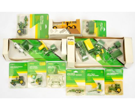 ERTL John Deere 1:64 Scale Carded &amp; Boxed Farm Related Sets, Vehicle &amp; Accessory Group, to include multi-vehicle pack
