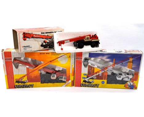 CEF &amp; Joal 1:50 Scale Crane Group, to include Poclain PPM All Terrain Self -Propelled Crane, and others, conditions gener