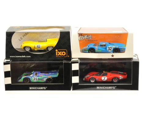 Minichamps, IXO &amp; Bizarre 1:43 Scale Boxed Race Car Group, conditions generally appear to be Good to Excellent, within Go