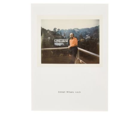 Richard Hamilton (1922-2011)Polaroid Portrait, Emmett Williams 11.11.71Digital restoration of a polaroid photograph, 1971/201