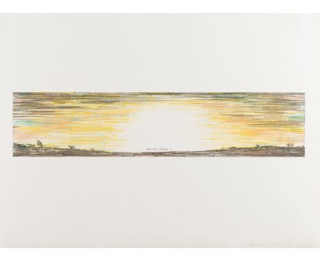 Ed Ruscha (b.1937)Kay-Eye-Double-S (Walker Art Centre 103)Lithograph printed in colours, 1978, signed, dated and numbered fro