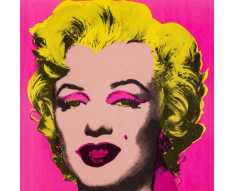 Andy Warhol (1928-1987) Marilyn Invitation (not in Feldman &amp; Schelmann) Screenprint in colours, 1981, on Lenox Museum Boa