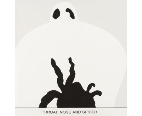 John Baldessari (b.1931)Sediment: Throat, Nose and SpiderArchival digital print, 2010, signed and numbered in black ink on a 