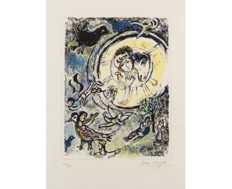 Marc Chagall (1887-1985)Magic Flute III (Mourlot 667)Lithograph printed in colours, 1972, signed and numbered from the editio