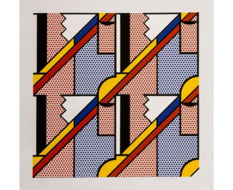 Roy Lichtenstein (1923-1997)Modern Print (Corlett 103)Lithograph with screenprint in colours, 1971, signed, dated and numbere