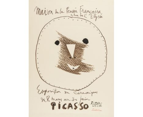 Pablo Picasso (1881-1973)Exposition de Ceramiques (Bloch 1280; Mourlot 313; Rau 678)Lithograph printed in colours, 1958, sign