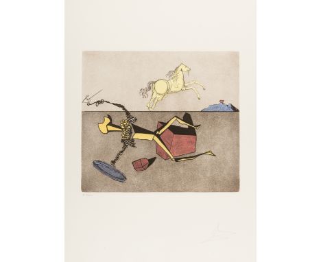 Salvador Dali (1904-1989)Aspiration (Field 80-1H)Etching with aquatint printed in colours, 1980, signed, inscribed 'G' and nu