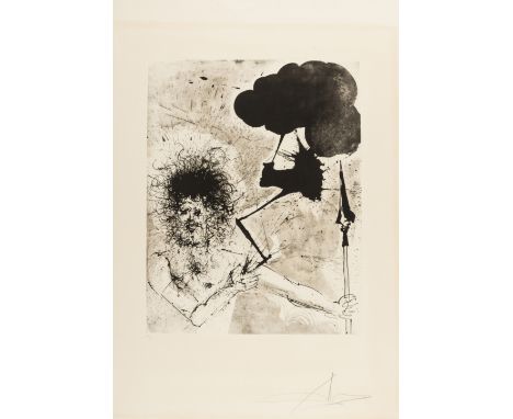 Salvador Dali (1904-1989)Zeus (Field 63-3K; M&amp;L 125a)Etching with aquatint, 1963, signed and numbered from the edition of