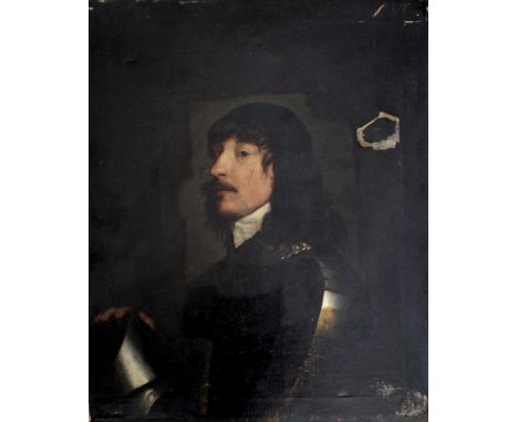 AFTER SIR ANTHONY VAN DYCK (1599-1641) PORTRAIT OF JAMES STANLEY, 7th EARL OF DERBY (1607-1651) Quarter length, wearing armou
