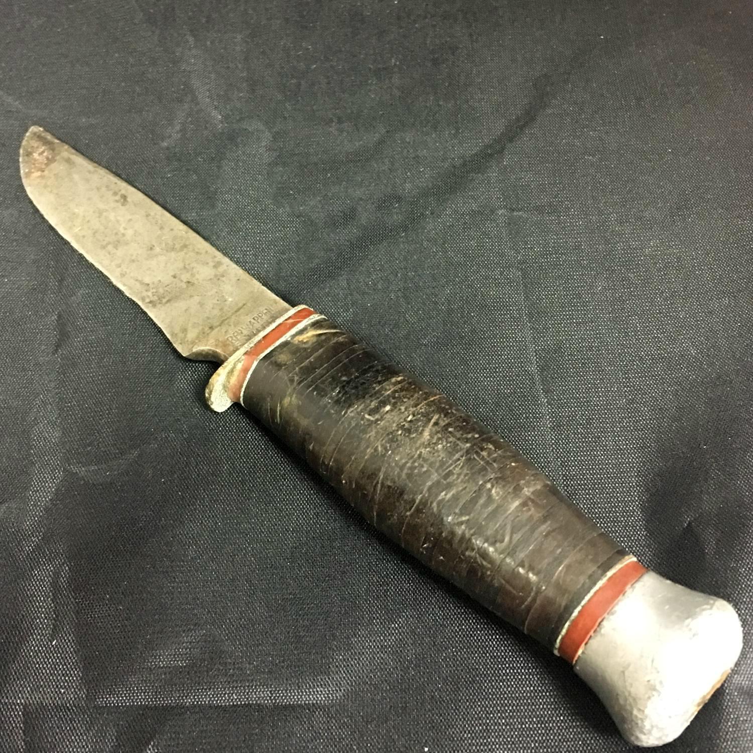 VINTAGE GERMAN HUNTING KNIFE. Made by Rehwappen Solingen. Scarce and