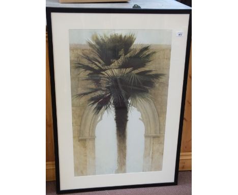 Six various prints of date palms and one other