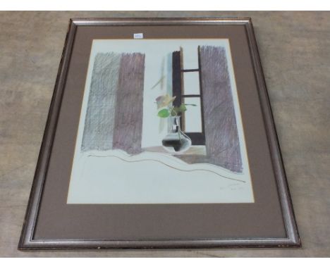 A still life watercolour and two limited edition prints