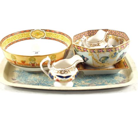 A Royal Worcester Versailles bowl, dish plus other china