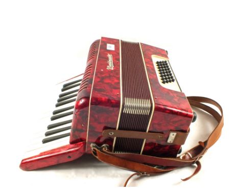 A Worldmaster piano accordion