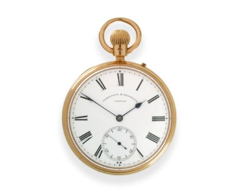 An 18ct Gold Open Faced Pocket Watch, signed Parkinson & Frodsham, Change Alley, London, No.6266, 1878, lever movement signed
