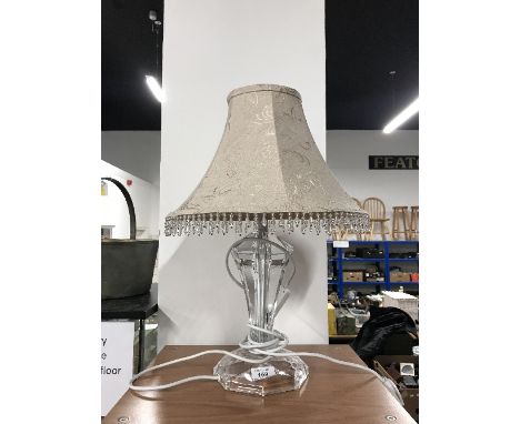 GLASS TABLE LAMP