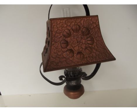 Arts and crafts pendant light 