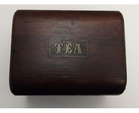 Victorian rosewood tea caddy