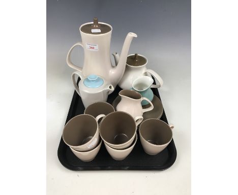 A quantity of Poole Pottery tea / coffee ware etc