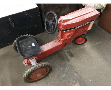 A 1960s International pedal tractor