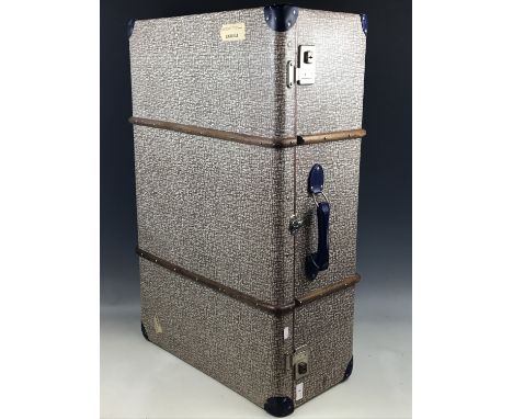 A vintage travel trunk