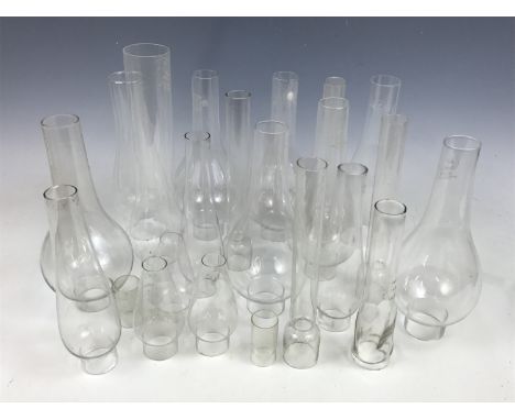 A quantity of oil lamp funnels